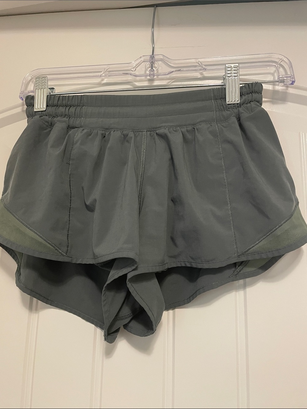 Lululemon Olive Green Hotty Hot Shorts